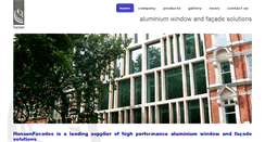 Desktop Screenshot of hansenfacades.com