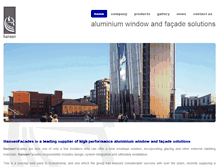 Tablet Screenshot of hansenfacades.com